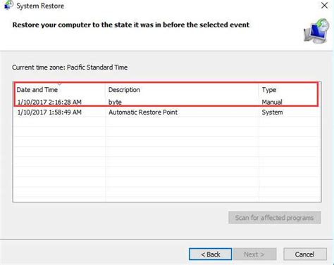 Restore Point for Windows 10 HP 的图像结果