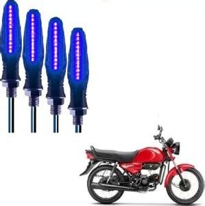 QZ DEVICE Front, Rear LED Indicator Light for Hero, Honda, Bajaj, Royal ...