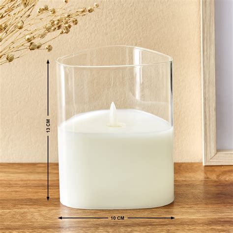 Buy Pegasus Glass LED Candle Light from Home Centre at just INR 899.0