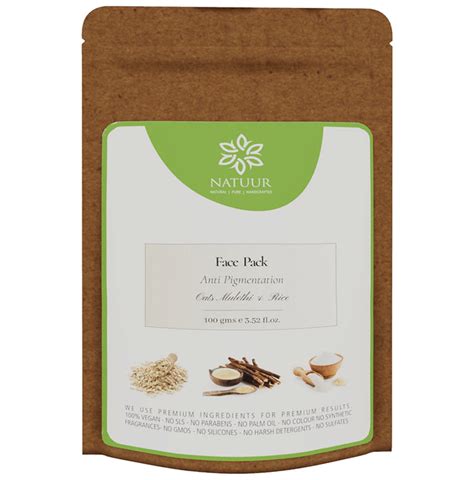 Buy Natuur Oats Mulethi Rice Anti pigmentation Face Pack Online ...