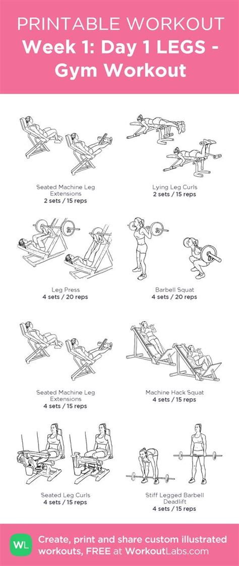 gym workout 1 week