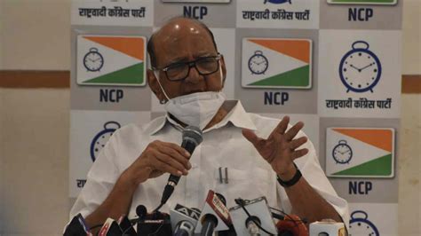 Mumbai: NCP panel to meet at 11 am today to elect Sharad Pawar's ...
