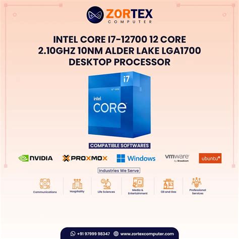 Intel Core i7-12700 12 Core 2.10GHz 10nm Alder Lake LGA1700 Desktop Pr