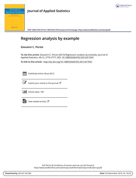 Image result for Regression Analysis Sample Example