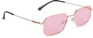 Buy IDOR Rectangular Sunglasses Pink For Women Online @ Best Prices in ...