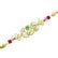 Precious Kundan Stone Painted Rakhi set of 2 with Rolichawal n Rakshab ...