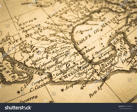 2,530 Old Mexico Map Images, Stock Photos & Vectors | Shutterstock