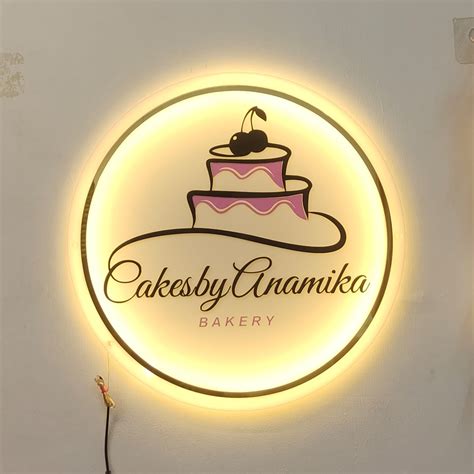 Custom Cake LED Backlit Neon Sign – Let Your Brand Glow – Homely Arts
