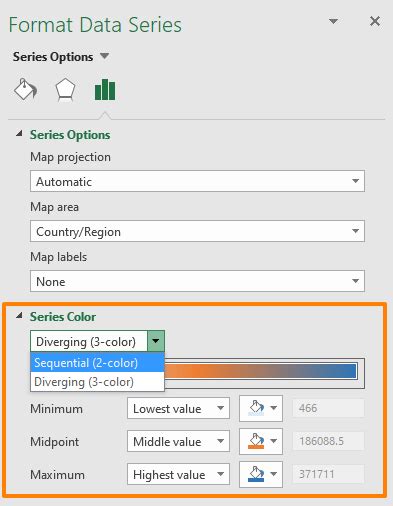 Image result for Excel Map/Chart Coloring