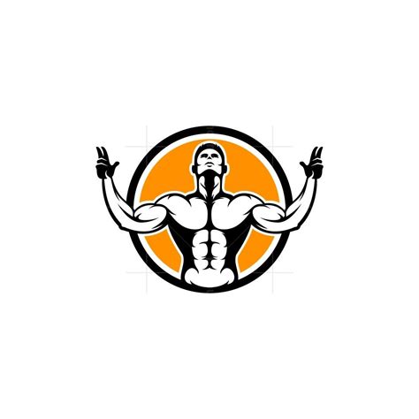Bodybuilder Gym Logo 的图像结果