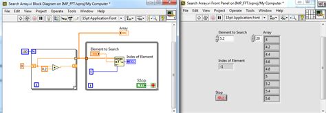 1 Dimensional Array LabVIEW 的图像结果