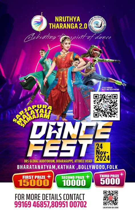 Nruthya Tharanga 2.0, Brs Global Bidruguppe, Bangalore, 24 November ...