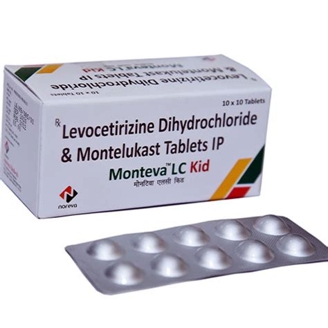 Monteva LC Kid - Levocetirizine Dihydrochloride Montelukaast - Noreva ...