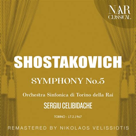 ‎SHOSTAKOVICH: SYMPHONY, No. 5 – Album av Sergiu Celibidache ...