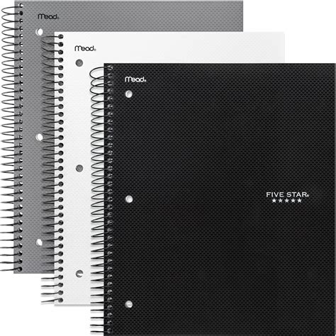 Five Star Spiral Notebook 1 Subject at Claire Grissom blog