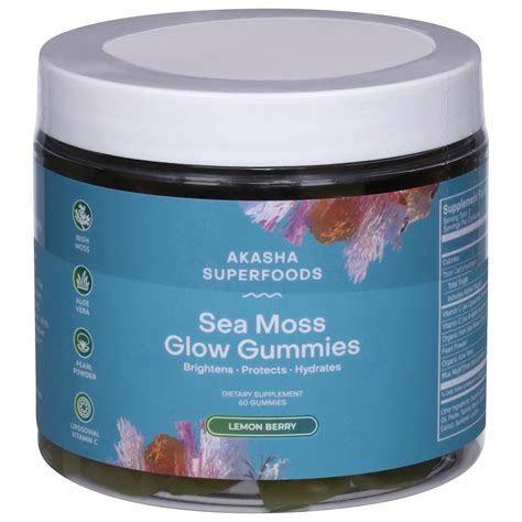 Akasha Superfood Sea Moss Glow Gummy - Shop Herbs & homeopathy at H-E-B