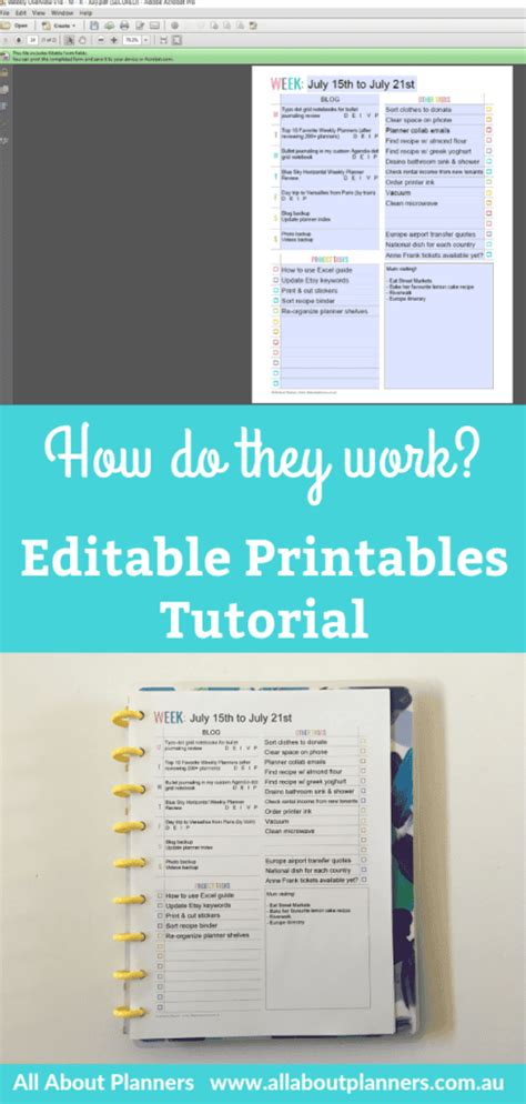 Creating a Editable Printable 的图像结果