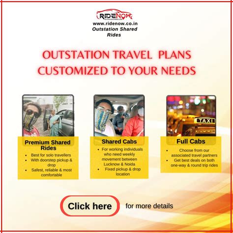 Ride Now | Premium Outstation Shared Rides | Lucknow | Agra | Delhi ...