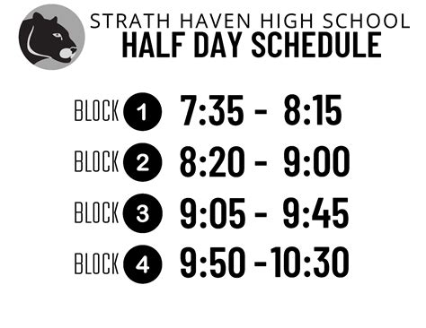 Bell schedules, broken down – The Panther Press