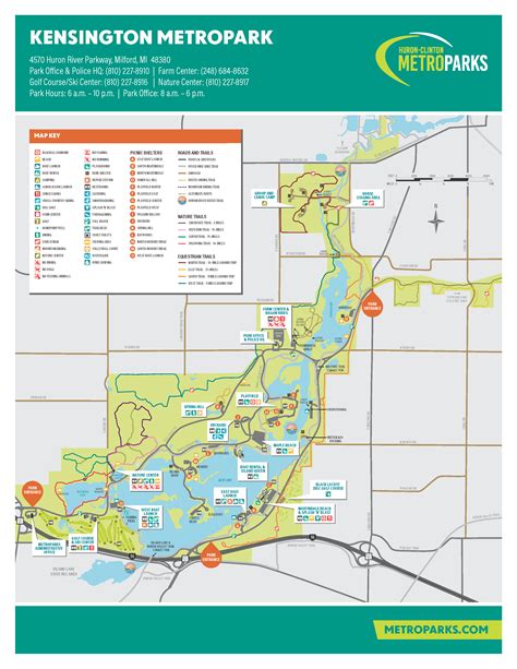 Park Maps – Huron-Clinton Metroparks