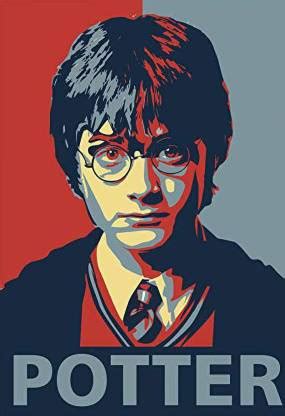 Harry Potter Posters For Room Office Home Hall Wall Sticker 3D Poster ...