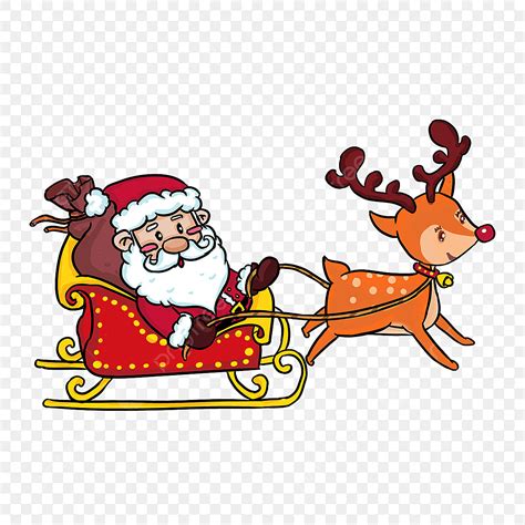 Clip Art Santa Sleigh