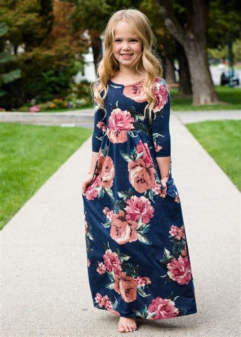 Buy floral girls dress - In stock