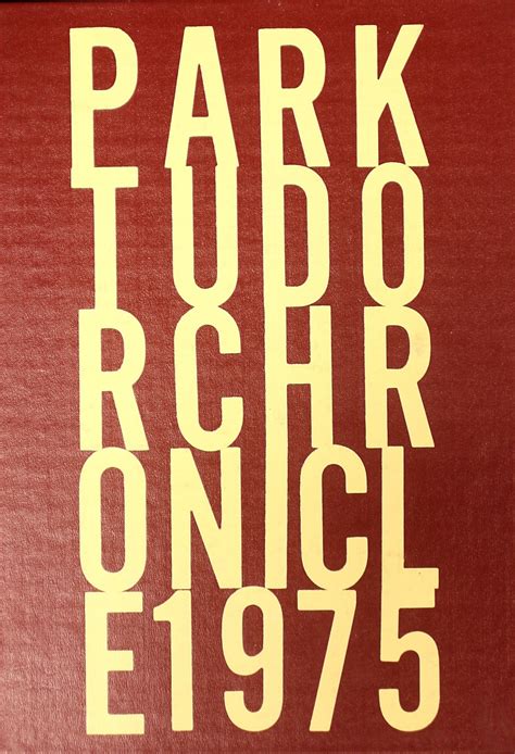 1975 yearbook from Park Tudor High School from Indianapolis, Indiana ...