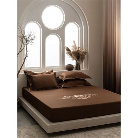 Buy Ddecor Live Beautiful 210 TC Cotton Large Embroidered BED SHEET SET ...