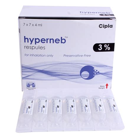 Hyperneb 3% Respules 7 x 4 ml | Uses, Side Effects, Price | Apollo Pharmacy