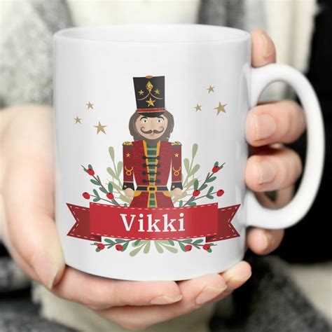 Personalised Christmas Nutcracker Mug By Uniqueful