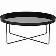 Image result for Small Round Black Coffee Table