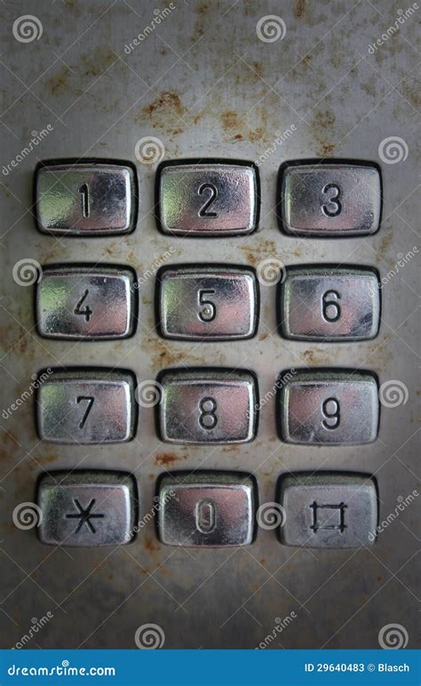 Old phone keypad numbers stock image. Image of closeup - 29640483