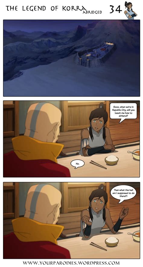 The Legend of Korra Abriged Chapter 1 - page 34 by yourparodies on ...
