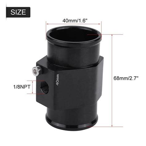 Buy Automotive Engine Radiator In-Line Coolant Hose Fitting Water ...