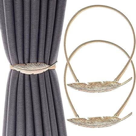 Buy HASTHIP® 2 Pack Curtain Tiebacks Curtain Holdbacks Adjustable ...