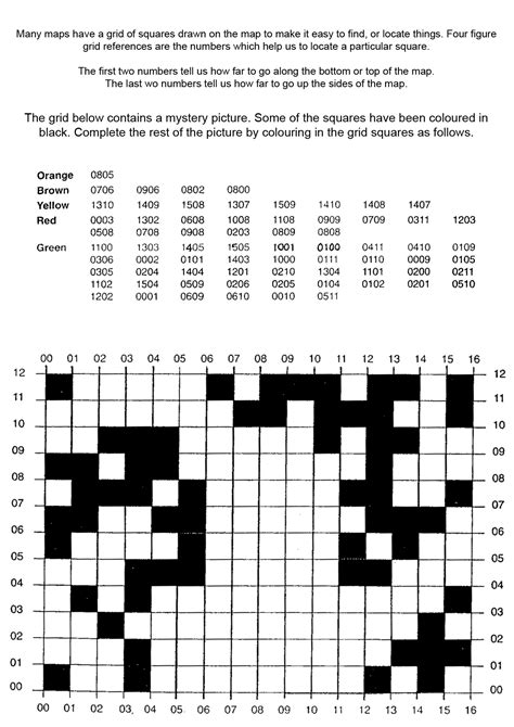 Image result for 4 Digit Grid Reference Map