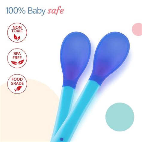 LuvLap Tiny Love Heat Sensitive Baby Feeding Spoons Set – Juplay World