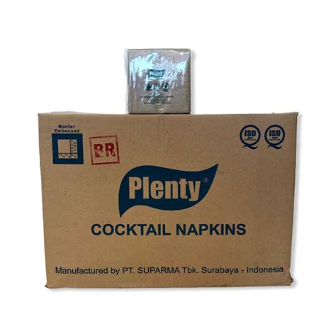 Jual Tisu Plenty Dinner Cocktail Napkins Brown White | Tissue PLENTY Coklat Putih | 1 Dus ...