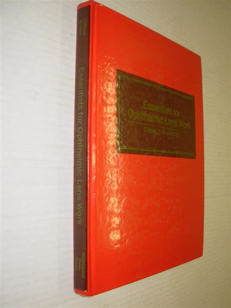 Buy Essentials for Ophthalmic Lens Work Book Online at Low Prices in ...