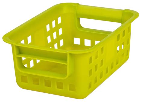 IRIS Small Plastic Storage Basket, Green by IRIS USA, Inc. : Amazon.in ...