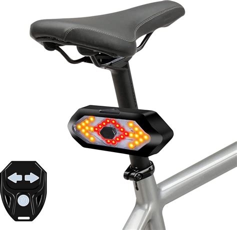 Buy Kagbeni Bicycle Tail Light Turn Signals 5 Modes- Wireless Remote ...