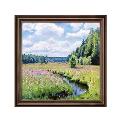 Great Landscape Handmade Oil Painting Canvas Acrylic Autumn Wall Hand ...