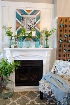 Summer Mantel by Refresh Your Mantel For Summer Summer Mantel