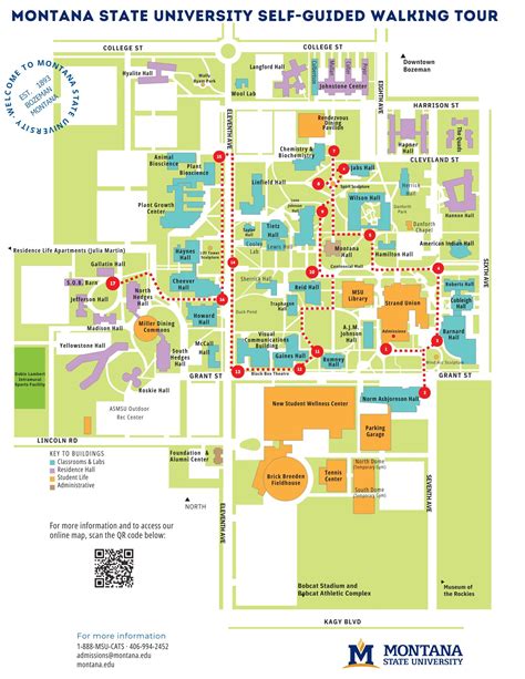 Self-Guided Walking Tour - Undergraduate Admissions | Montana State ...