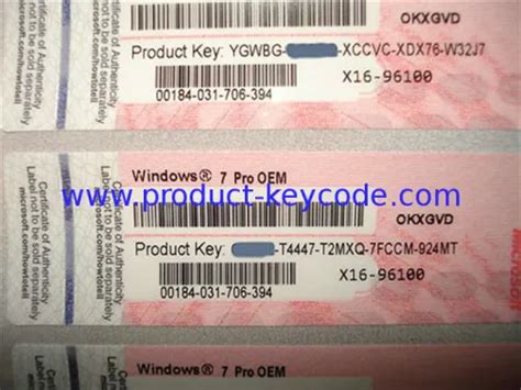 Image result for Windows 7 Pro 64-Bit Key