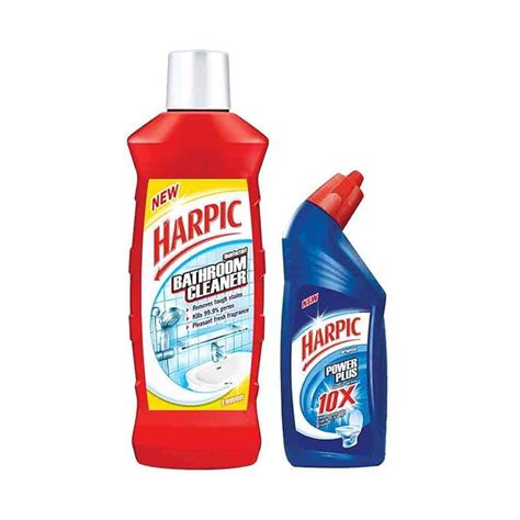 Harpic Bathroom Cleaner Liquid, Lemon - 500 L with Harpic Toilet ...