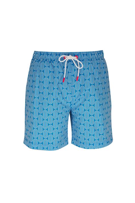 Swims - Sol Gia Aegean Blue Swim Trunks | Mitchell Stores