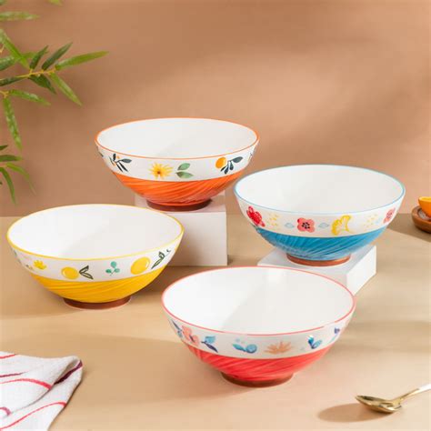 Colorful Serving Bowl - Large Online - Premium Serving Bowl | Nestasia