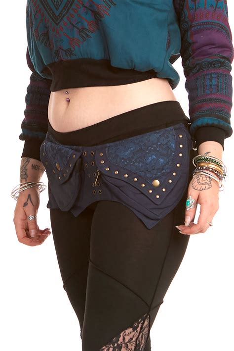 Pixie Pocket Belt with Lace and Studs | Altshop UK